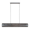 Pendant Light Valeria – With 7 lights in a horizontal tube mesh design in Black