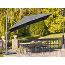 Garden Sunshade Solvien – in Black Square Shape