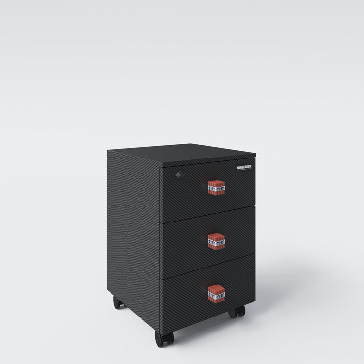 Minecraft rolling container "TNT Move" – with 3 drawers & wheels