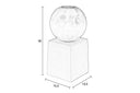 Vase Siri 4er-Set – aus Aluminium in Beige