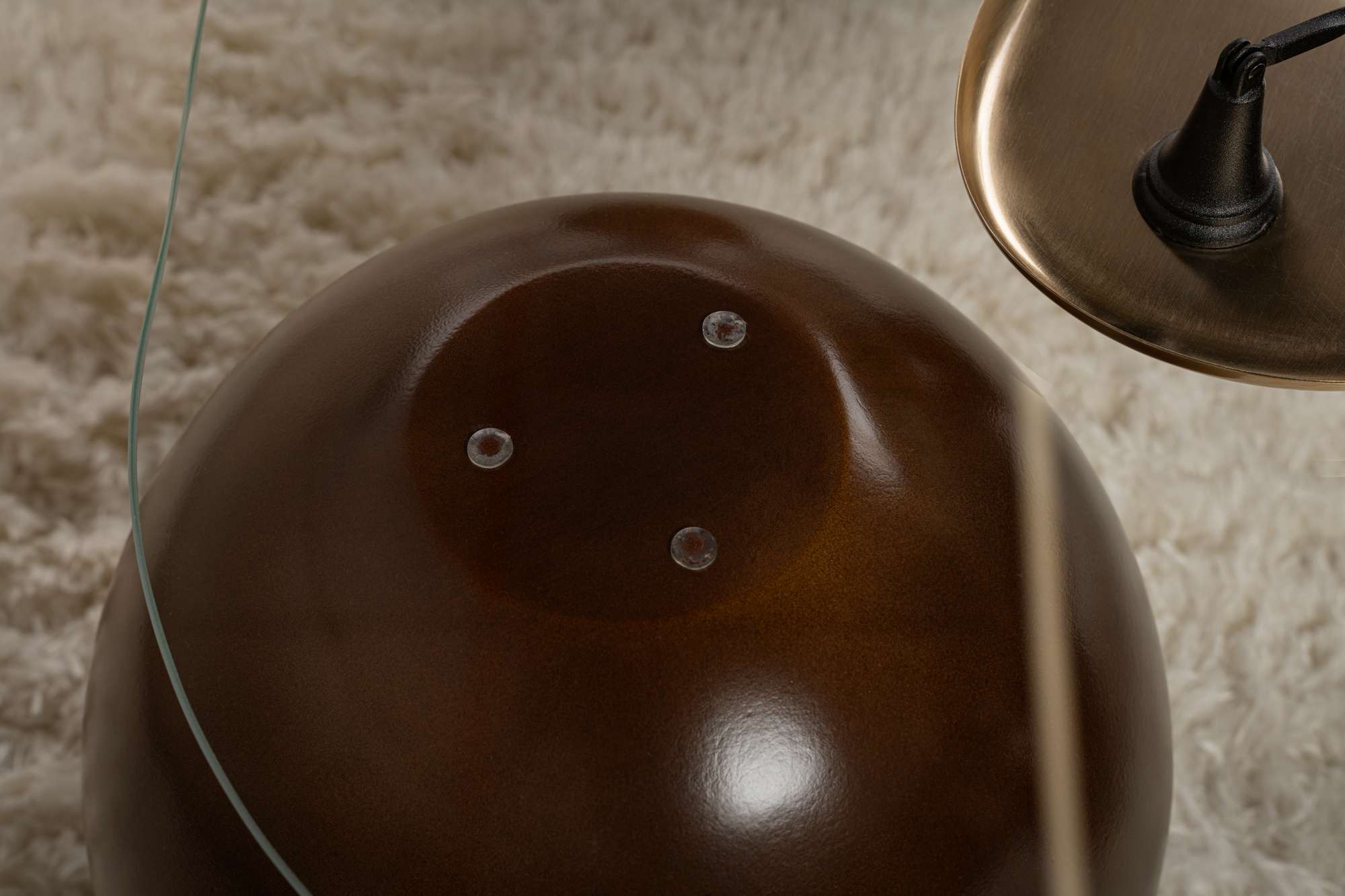 Coffee Table Ravento - Tempered Glass Tabletop with Rounded Corners