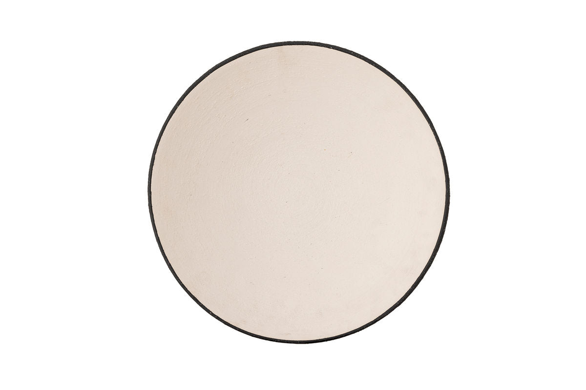 Schale May – Steingut handbemalt in Natur