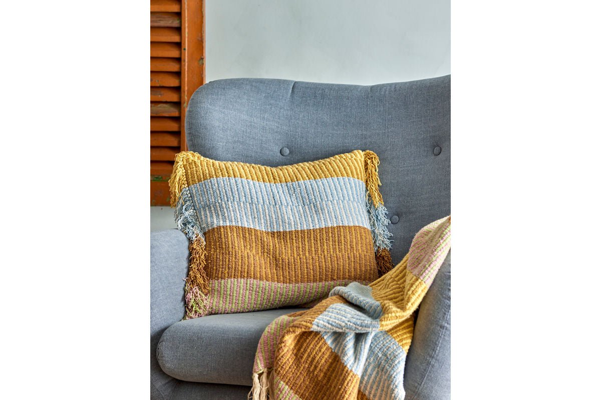 Mana Throw Blanket – Colorful Light, Made from Recycled Cotton