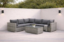 Garden Lounge Set Panther - available in 3 colors made of synthetic rattan