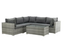 Garden Lounge Set Panther - available in 3 colors made of synthetic rattan