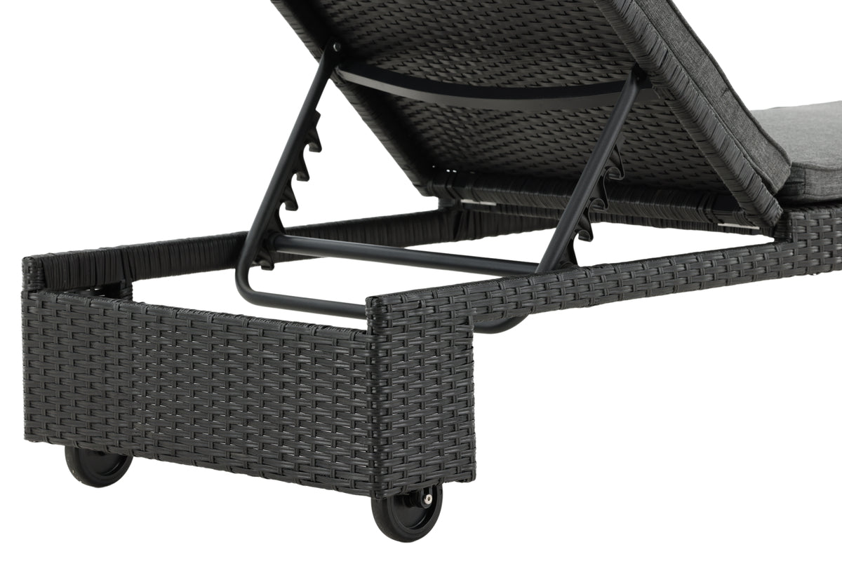 Garden Sun Lounger Irina - made of Rattan