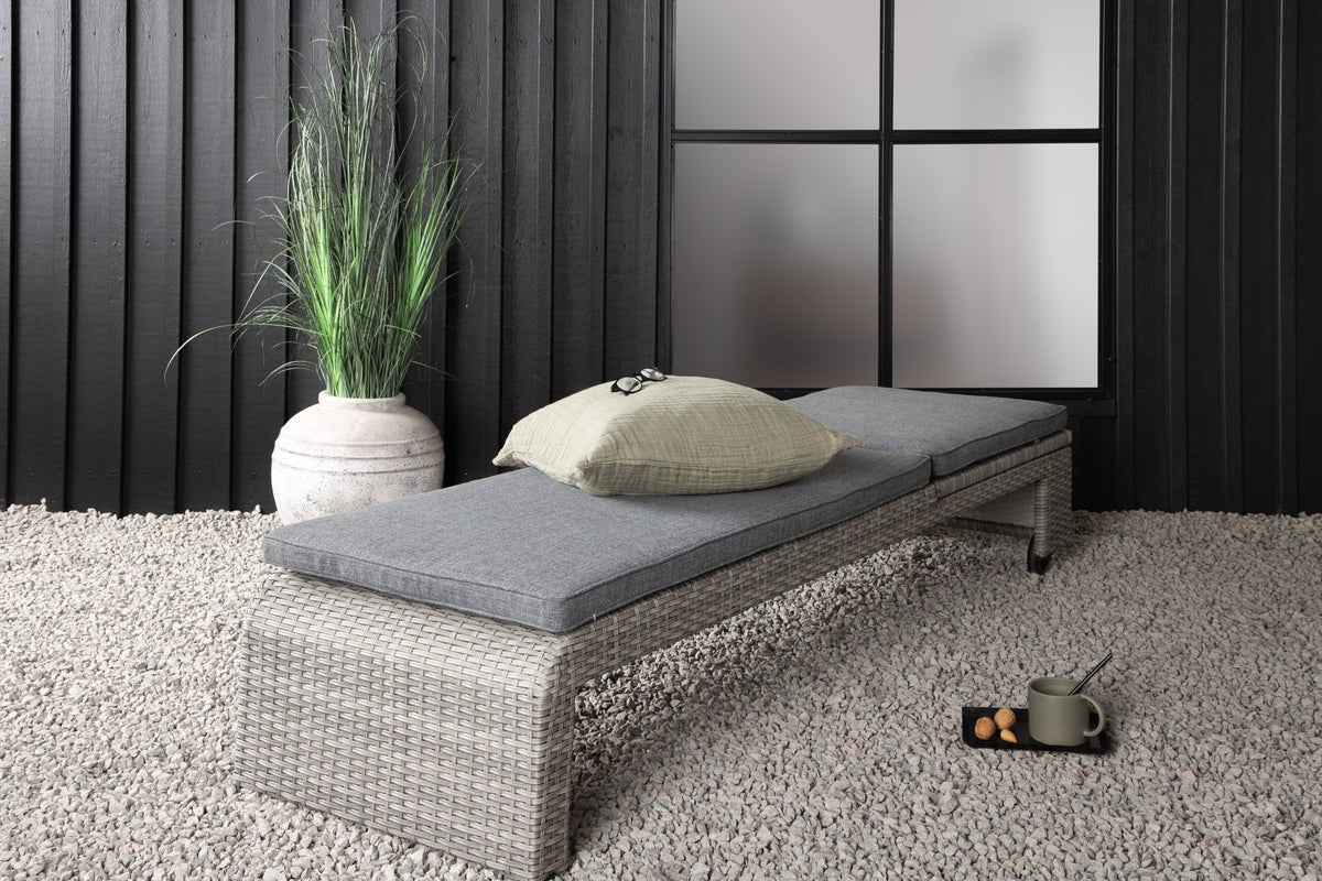 Garden Sun Lounger Irina - made of Rattan