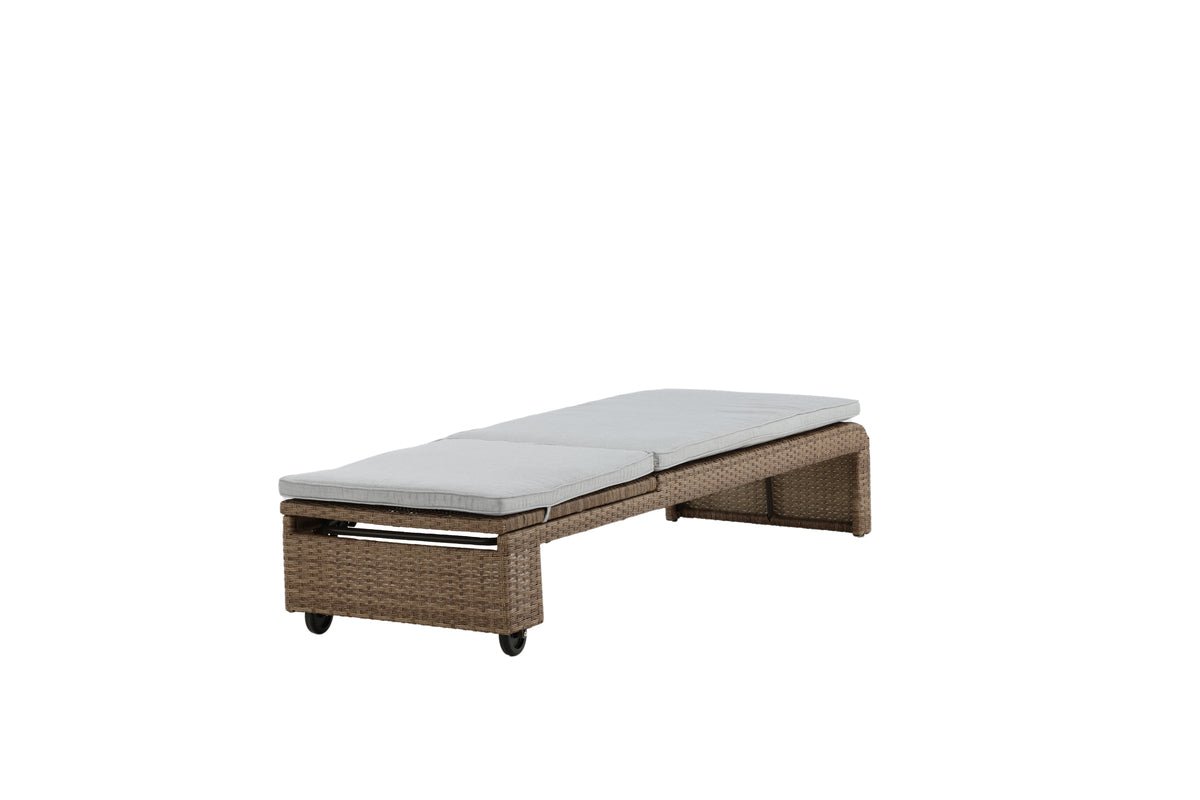 Garden Sun Lounger Irina - made of Rattan