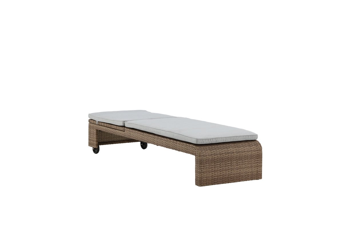 Garden Sun Lounger Irina - made of Rattan