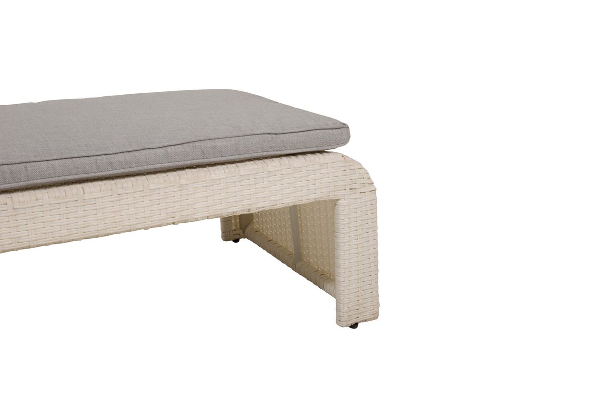 Garden Sun Lounger Irina - made of Rattan