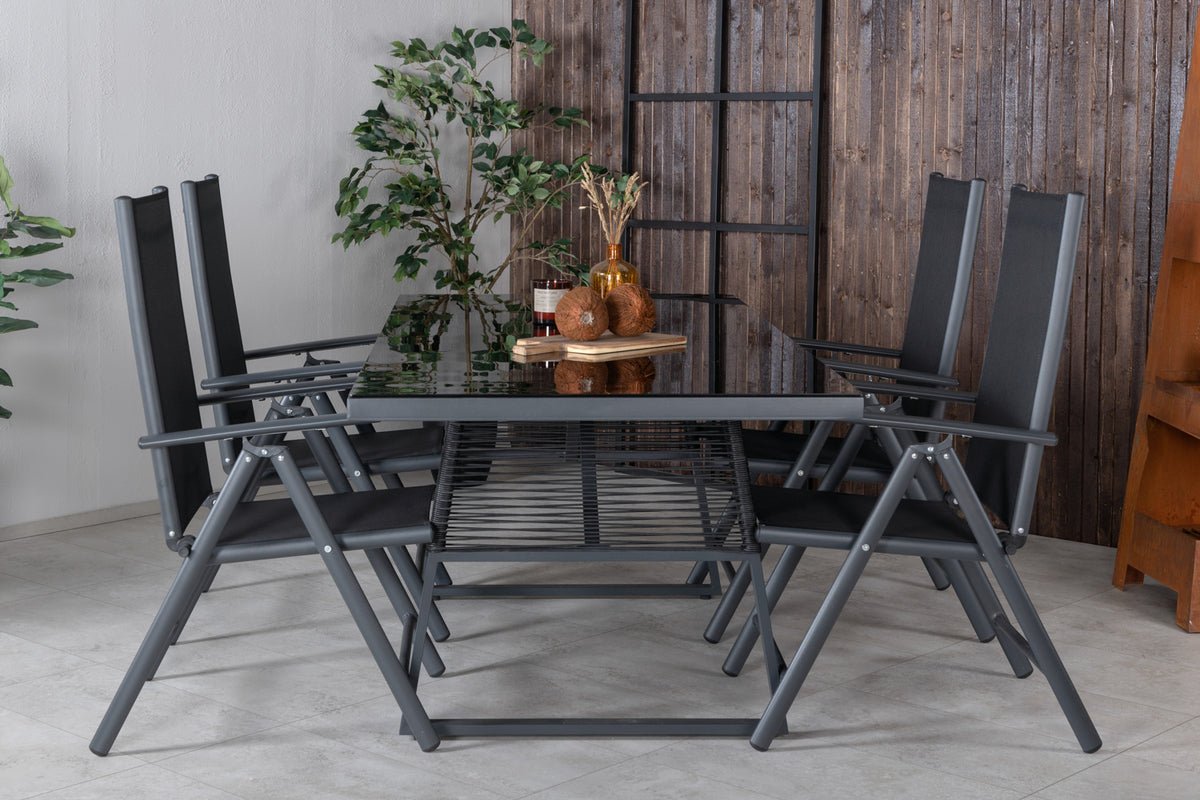 2-piece set - garden chair Bologna made of Textilene/aluminum