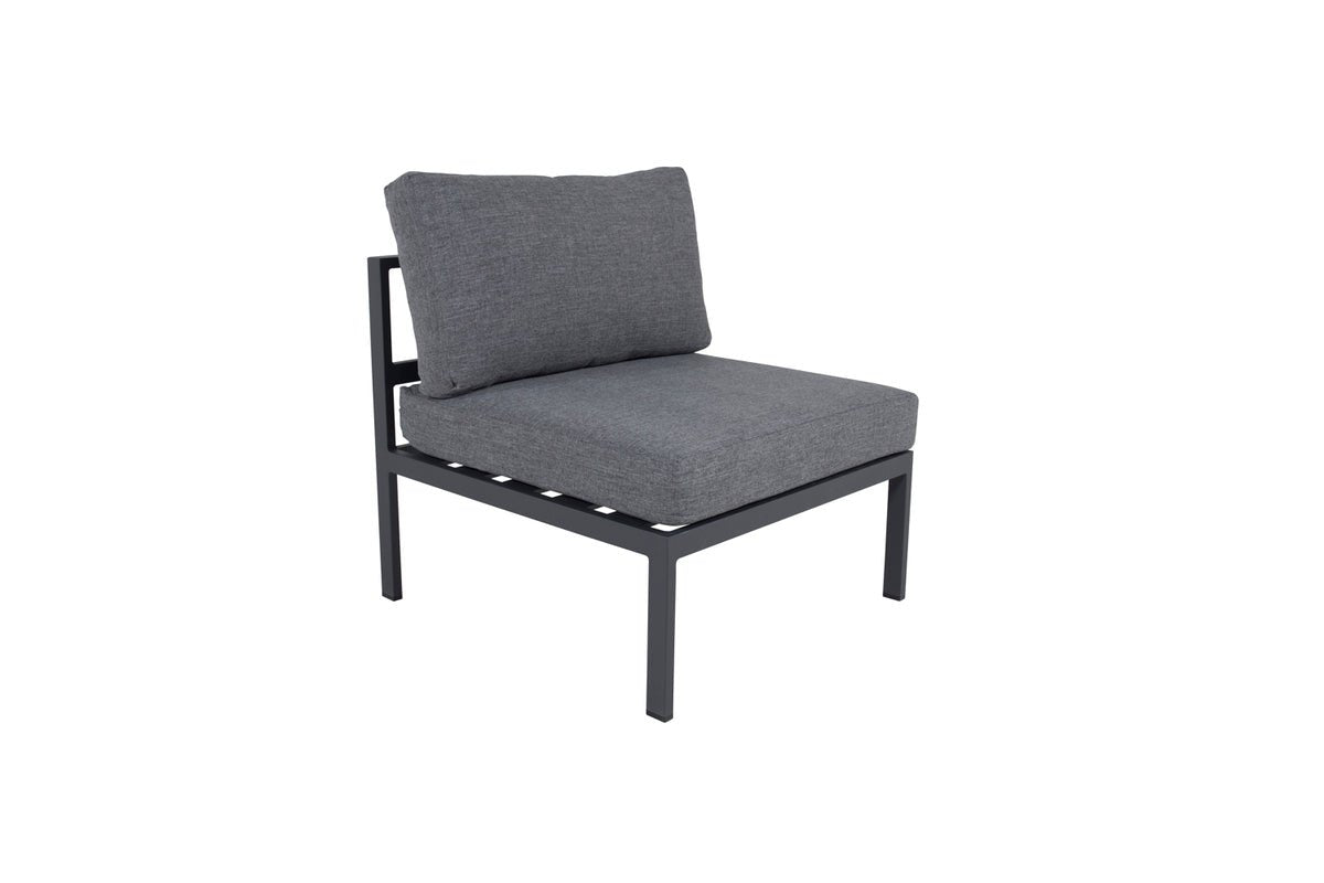 Garden Lounge Chair Barbara – Weatherproof Aluminum & Fabric Cushions