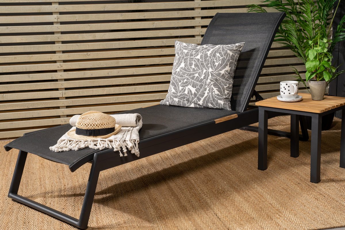 2-piece set - sun lounger Brazil made of textilene and aluminum