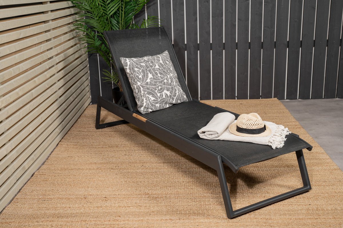 2-piece set - sun lounger Brazil made of textilene and aluminum