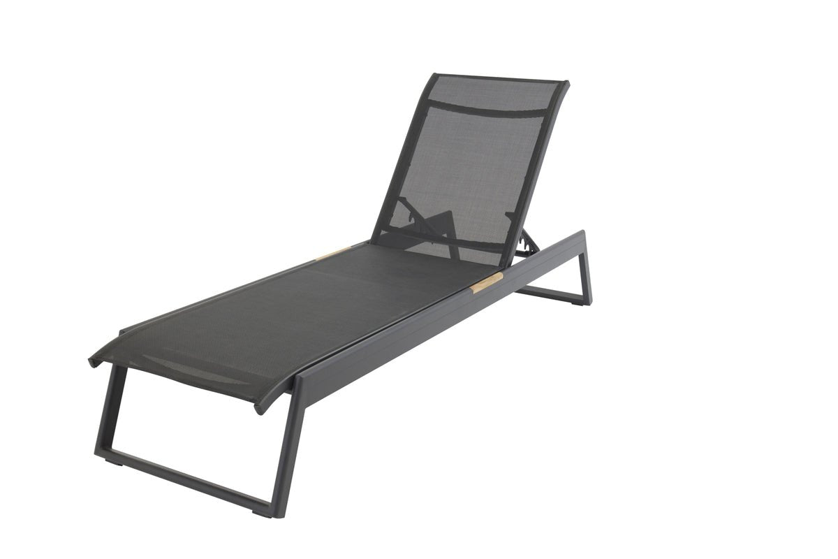 2-piece set - sun lounger Brazil made of textilene and aluminum