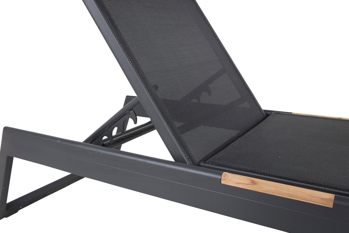 2-piece set - sun lounger Brazil made of textilene and aluminum