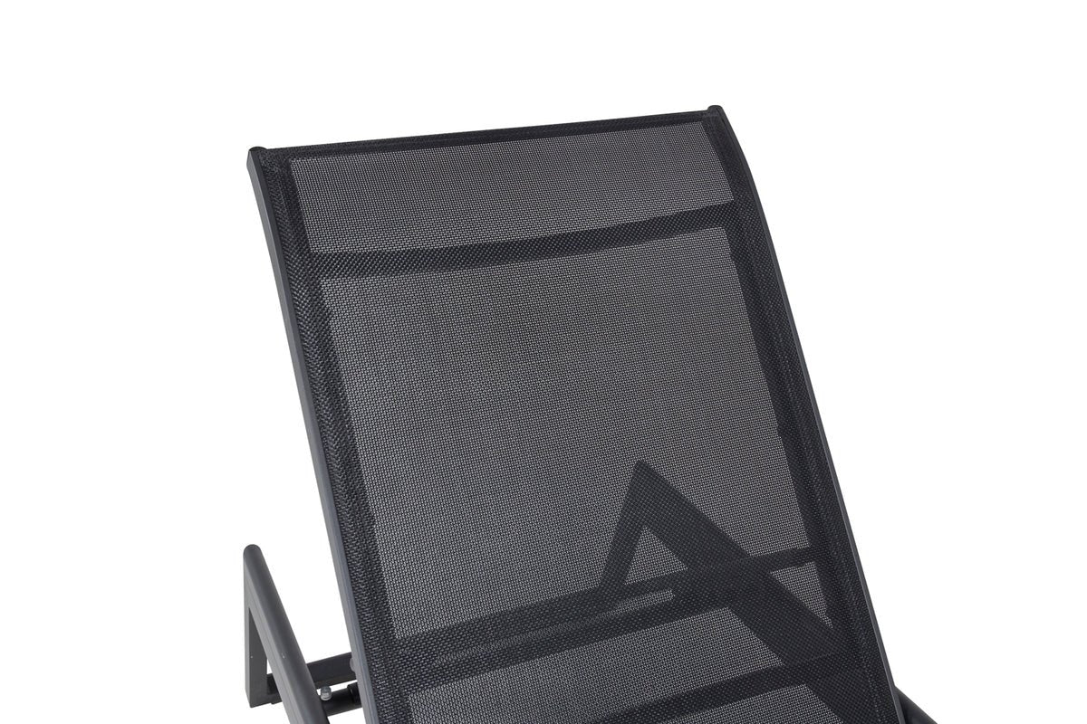 2-piece set - sun lounger Brazil made of textilene and aluminum