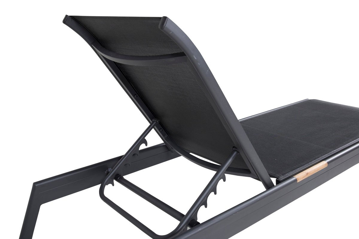 2-piece set - sun lounger Brazil made of textilene and aluminum