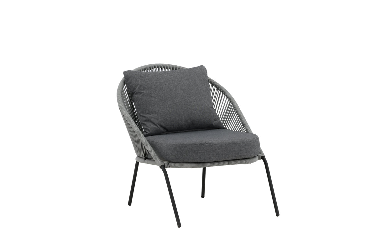 2-piece set - garden chair Vintera made of metal/polyester