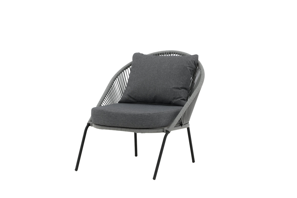 2-piece set - garden chair Vintera made of metal/polyester