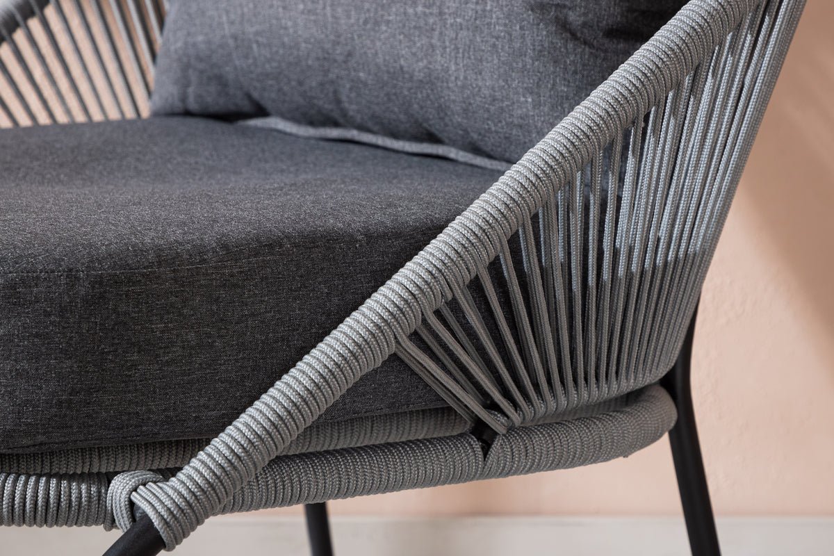 2-piece set - garden chair Vintera made of metal/polyester