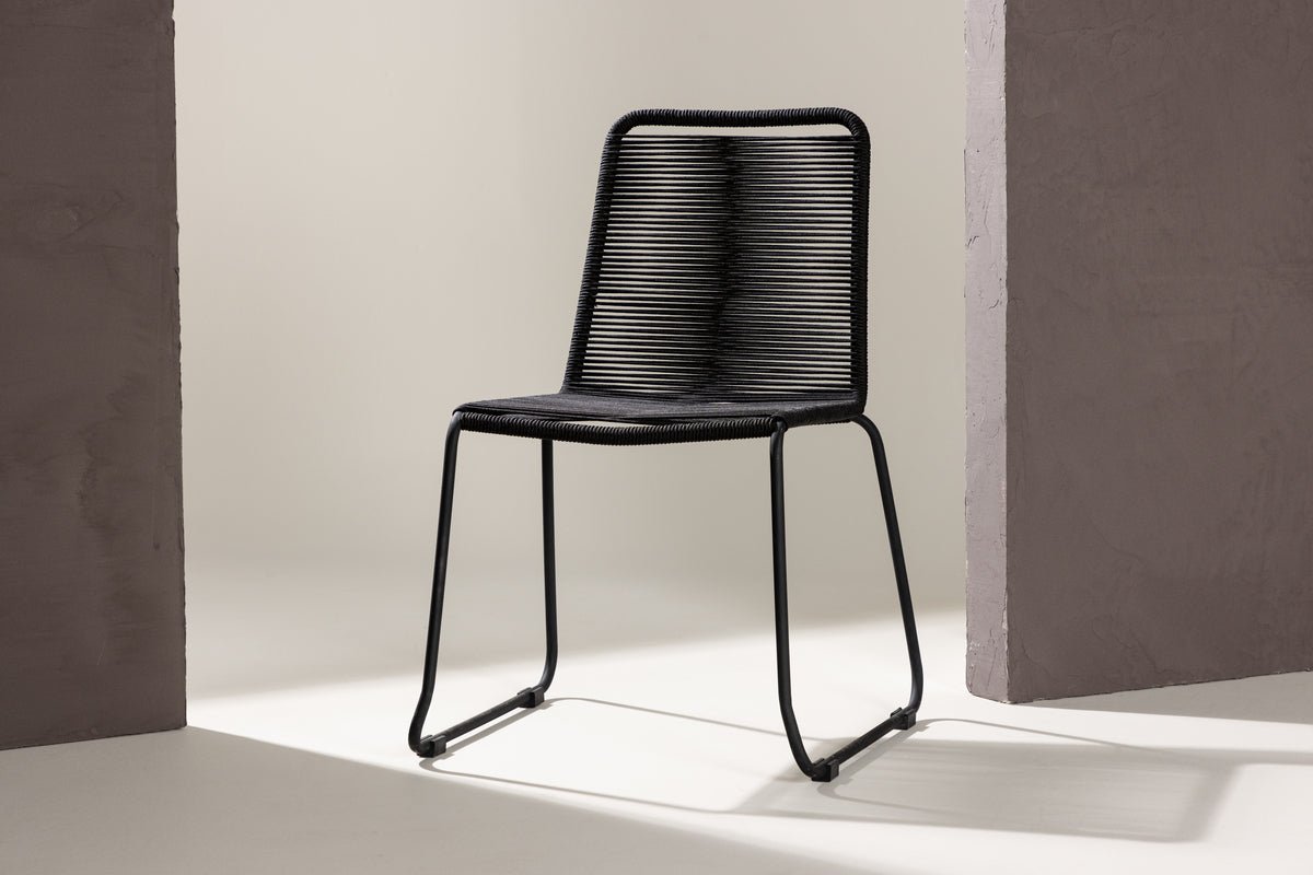 2-piece set - Garden chair Lina made of metal/polyester