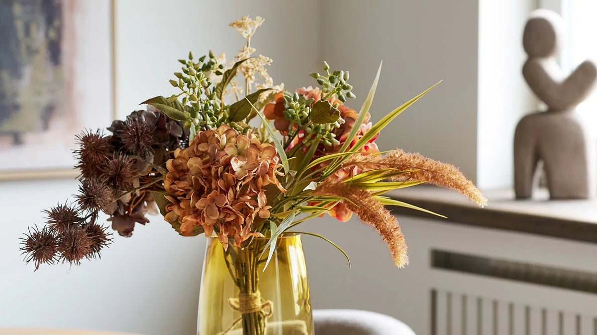 Kunstblumen Autumn - Strauß in herbstlichen Farben