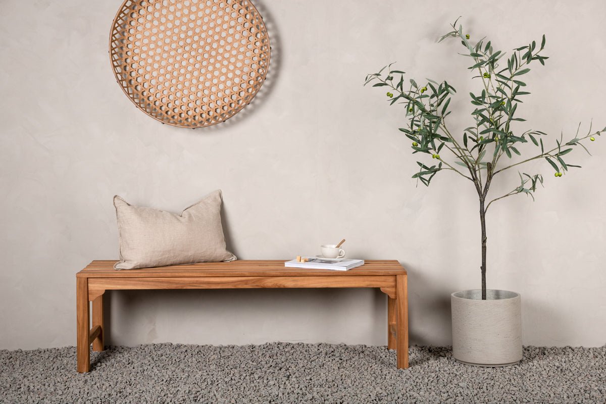 Outdoor Bench "Fashion" – made of high-quality teak wood