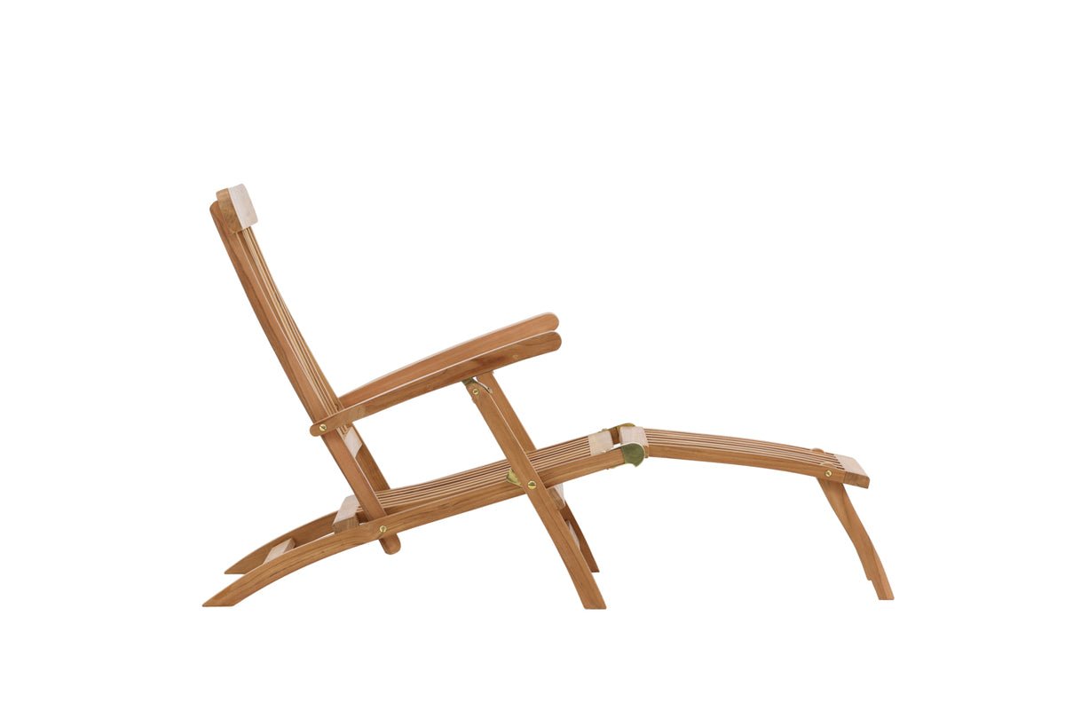 Garden Sun Lounger Malawi - made of Teak Wood in Natural Look
