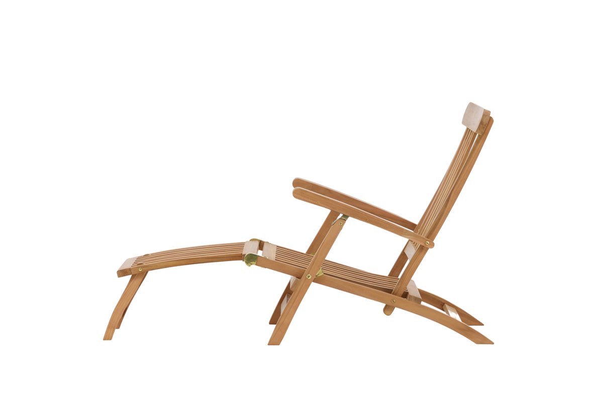 Garden Sun Lounger Malawi - made of Teak Wood in Natural Look