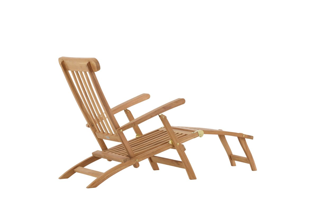 Garden Sun Lounger Malawi - made of Teak Wood in Natural Look