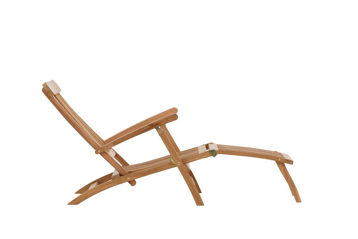 Garden Sun Lounger Malawi - made of Teak Wood in Natural Look