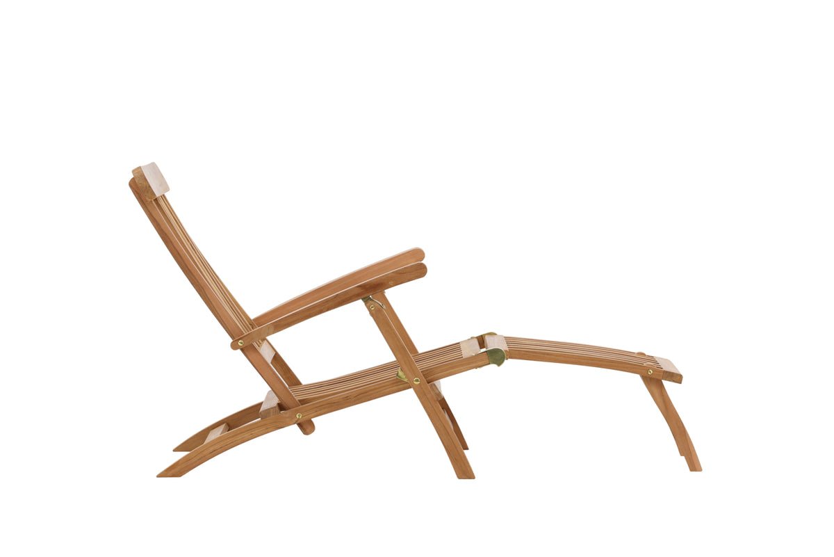 Garden Sun Lounger Malawi - made of Teak Wood in Natural Look