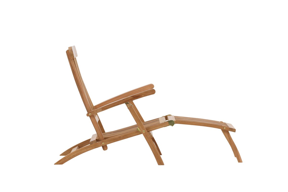 Garden Sun Lounger Malawi - made of Teak Wood in Natural Look