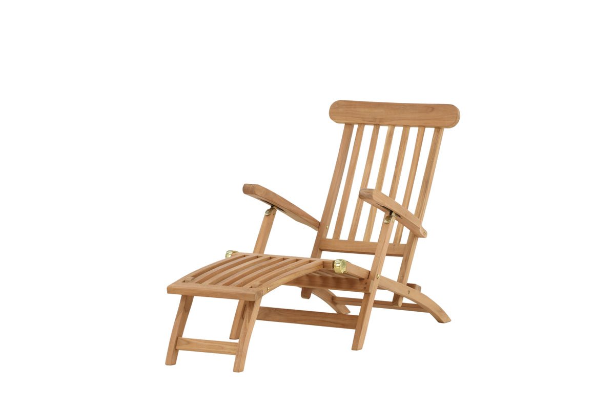 Garden Sun Lounger Malawi - made of Teak Wood in Natural Look