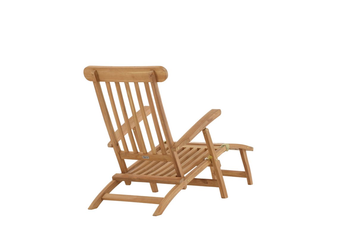 Garden Sun Lounger Malawi - made of Teak Wood in Natural Look