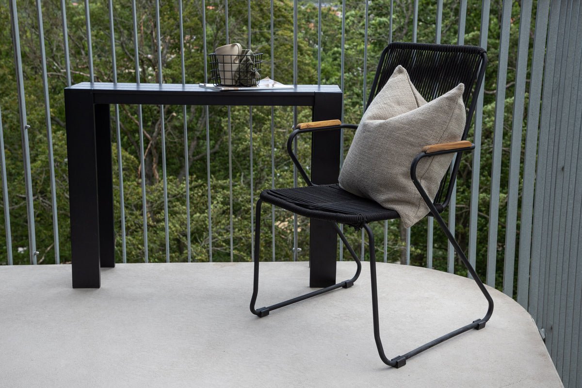 2-piece set - garden chair Malta made of metal, colored rope weave