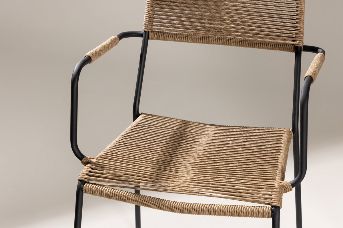 2-piece set - Garden chair Marla made of metal/polyester