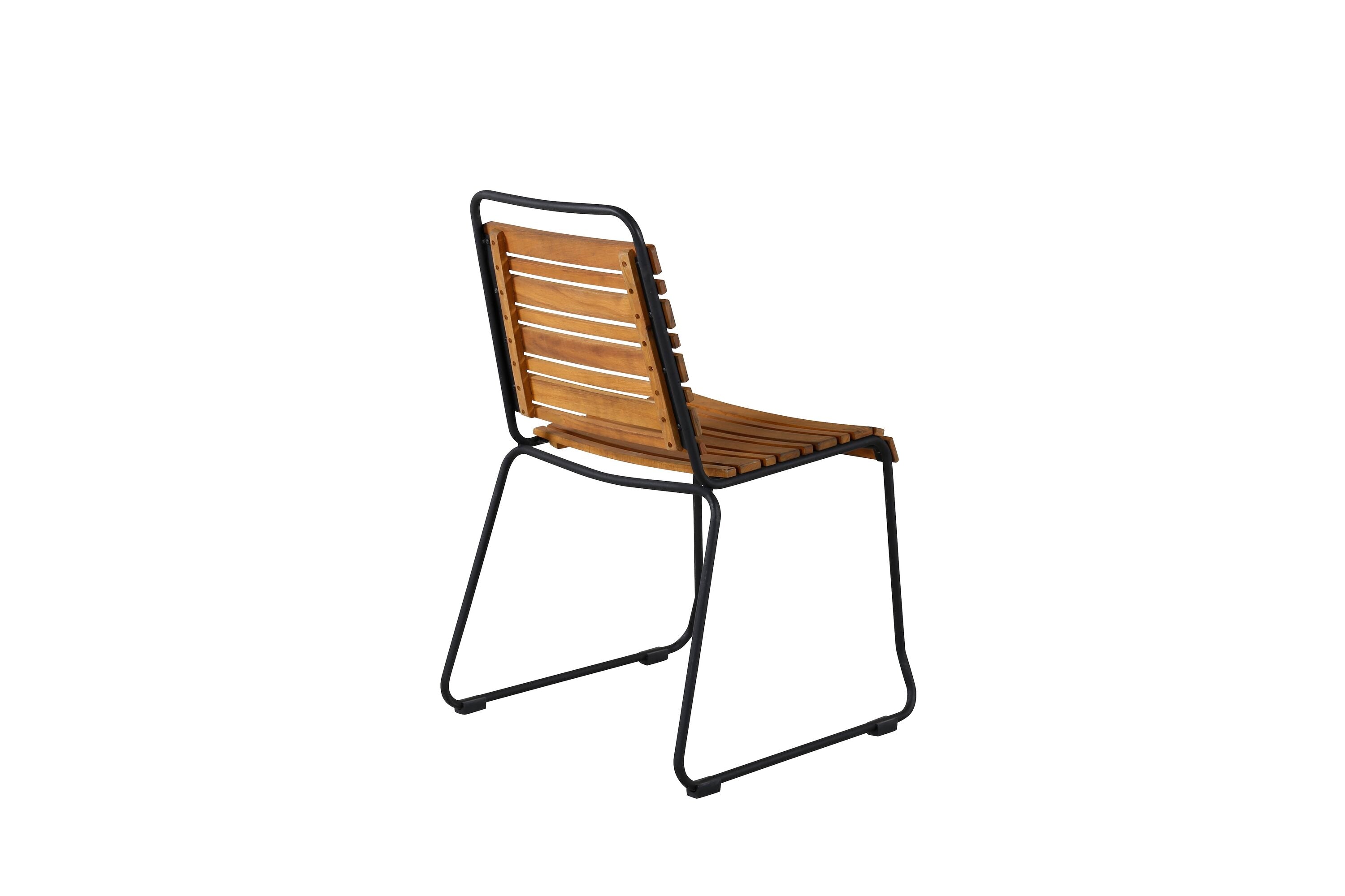 2-piece set - Garden chair Bali made of acacia/metal