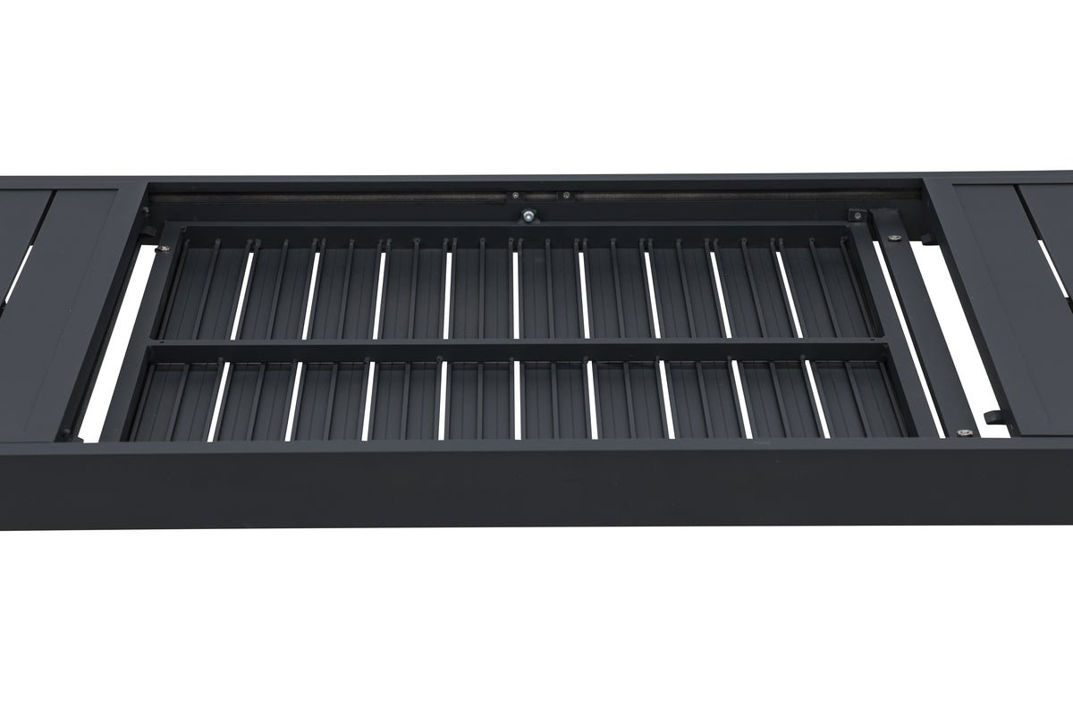 Garten Esstisch Liora - Ausziehbar von 160 auf 240 cm in Beige oder Schwarz