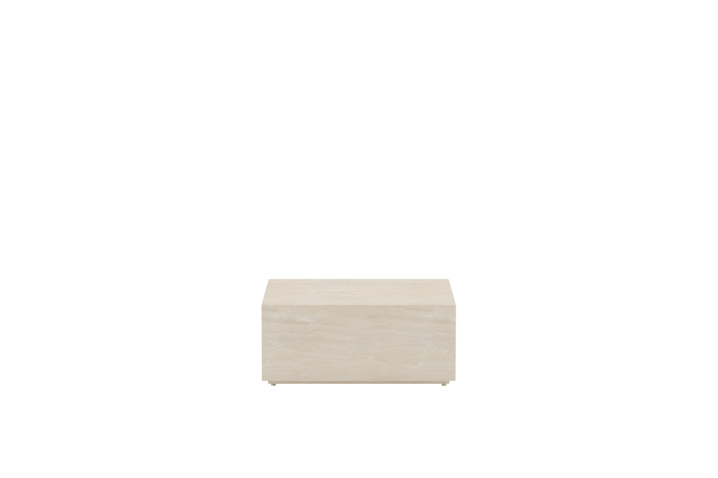 Garten Beistelltisch Ravelo - Quadratisch in Beige