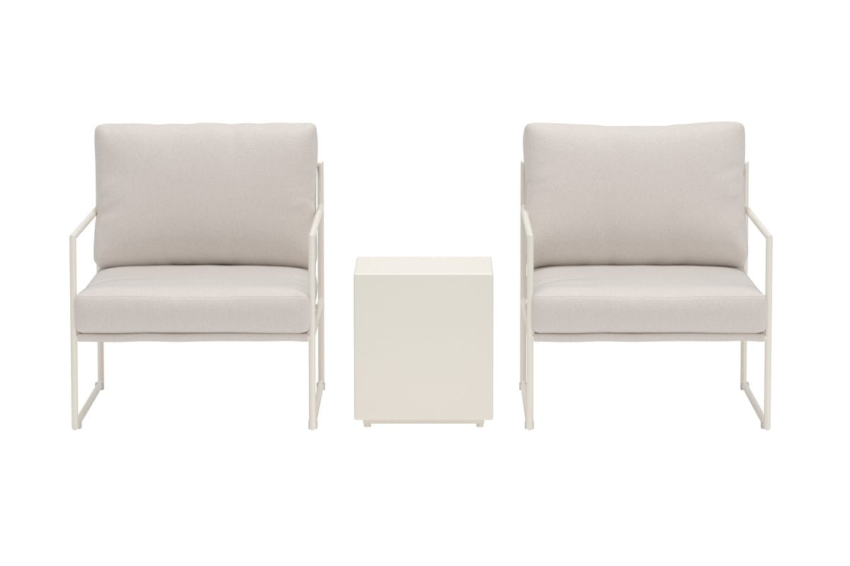 Garten Lounge Set Karino – 3 teiliges Set in Beige