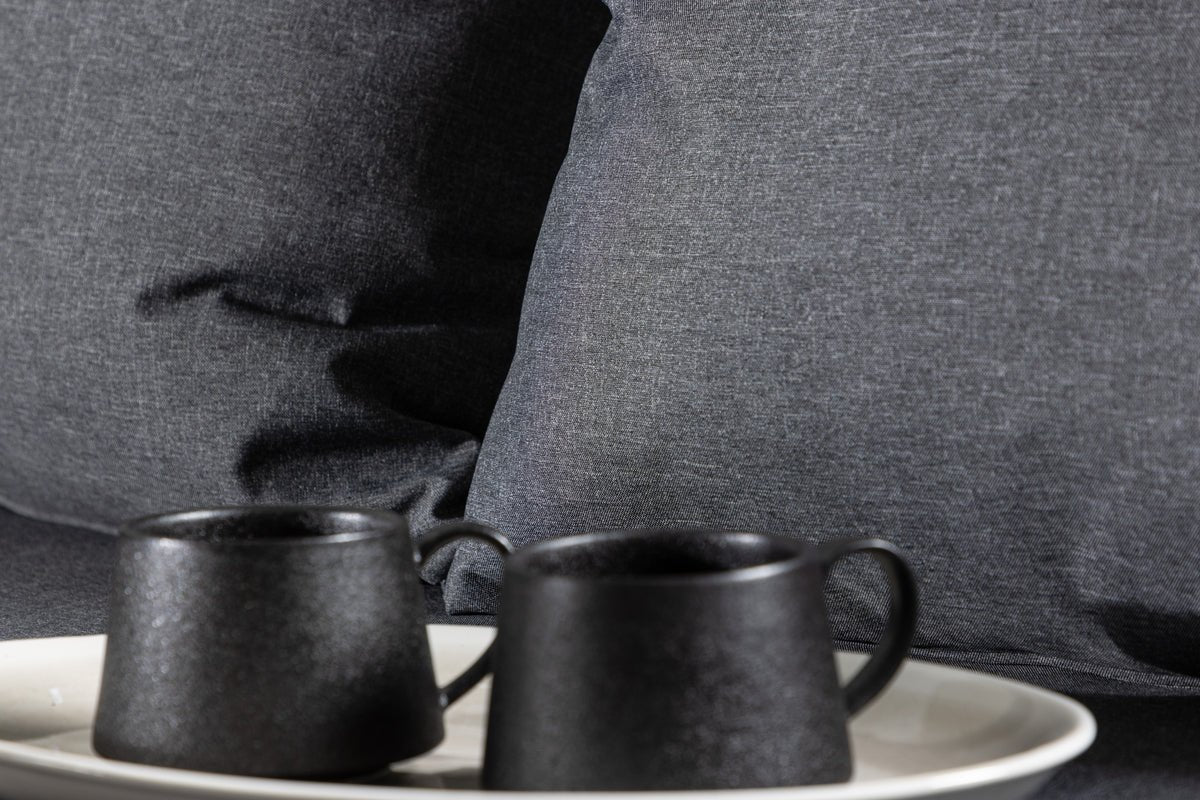 Garten Lounge Set Renavo – 2 teiliges Set aus Akazie & Polyester