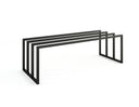 Shoe rack Bovi – Industrial design in Black, Cashew or White