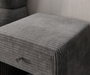 Designer bedside table Amy in corduroy