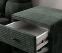 Designer bedside table Amy in corduroy