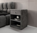 Designer bedside table Amy in corduroy