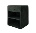 Designer bedside table Amy in corduroy