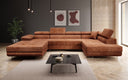 Designer Sofa Lago mit Schlaf - und Klappfunktion in Cord