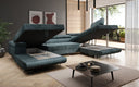 Designer Sofa Lago mit Schlaf - und Klappfunktion in Cord